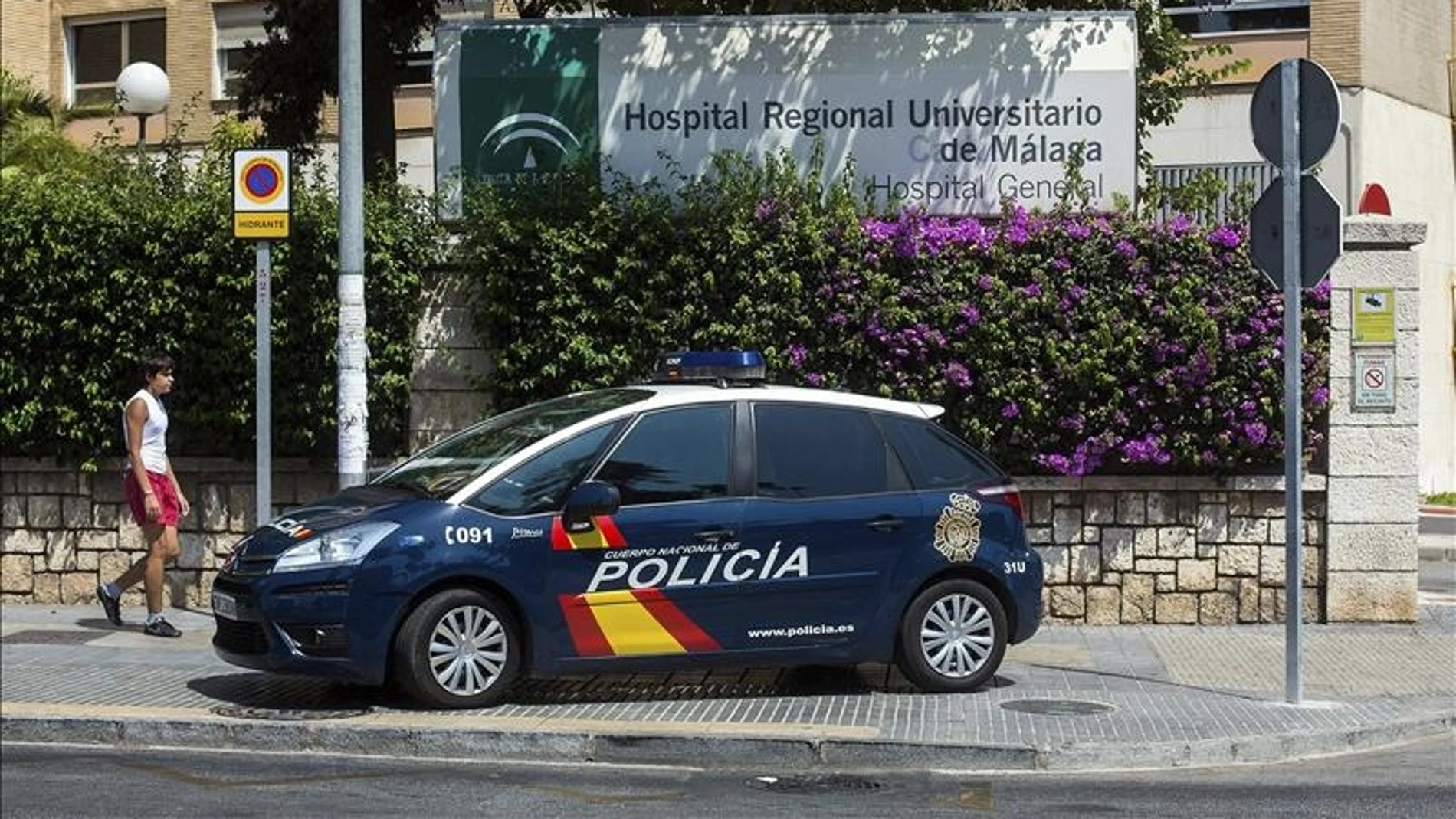 Un coche de la Policía Nacional