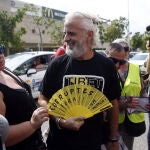 El exgerente de Imelsa Marcos Benavent a su llegada a la ciudad de la justicia para declarar en calidad de investigado