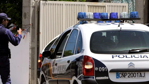 Un coche de la Policía Nacional