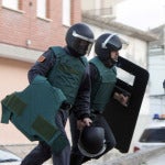 Imagen de archivo de varios agentes de la Guardia Civil