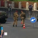 Operativo de seguridad en Roma