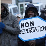 Protesta contra las deportaciones de inmigrantes