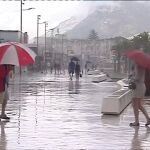 Fuertes lluvias en el norte de Alicante dejan hasta 79 litros de agua