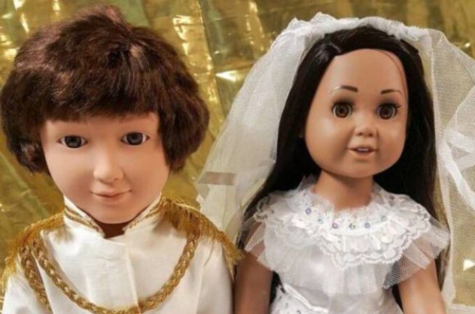 Los muñecos de boda del príncipe Harry y Meghan Markle 