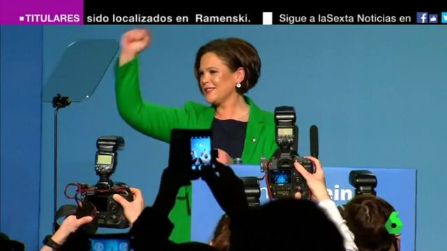 Una mujer, Mary Lou McDonald, toma el releveo de Gerry Adams al frente del Sinn Féin