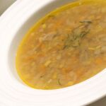 sopa de verduras y trigo sarraceno