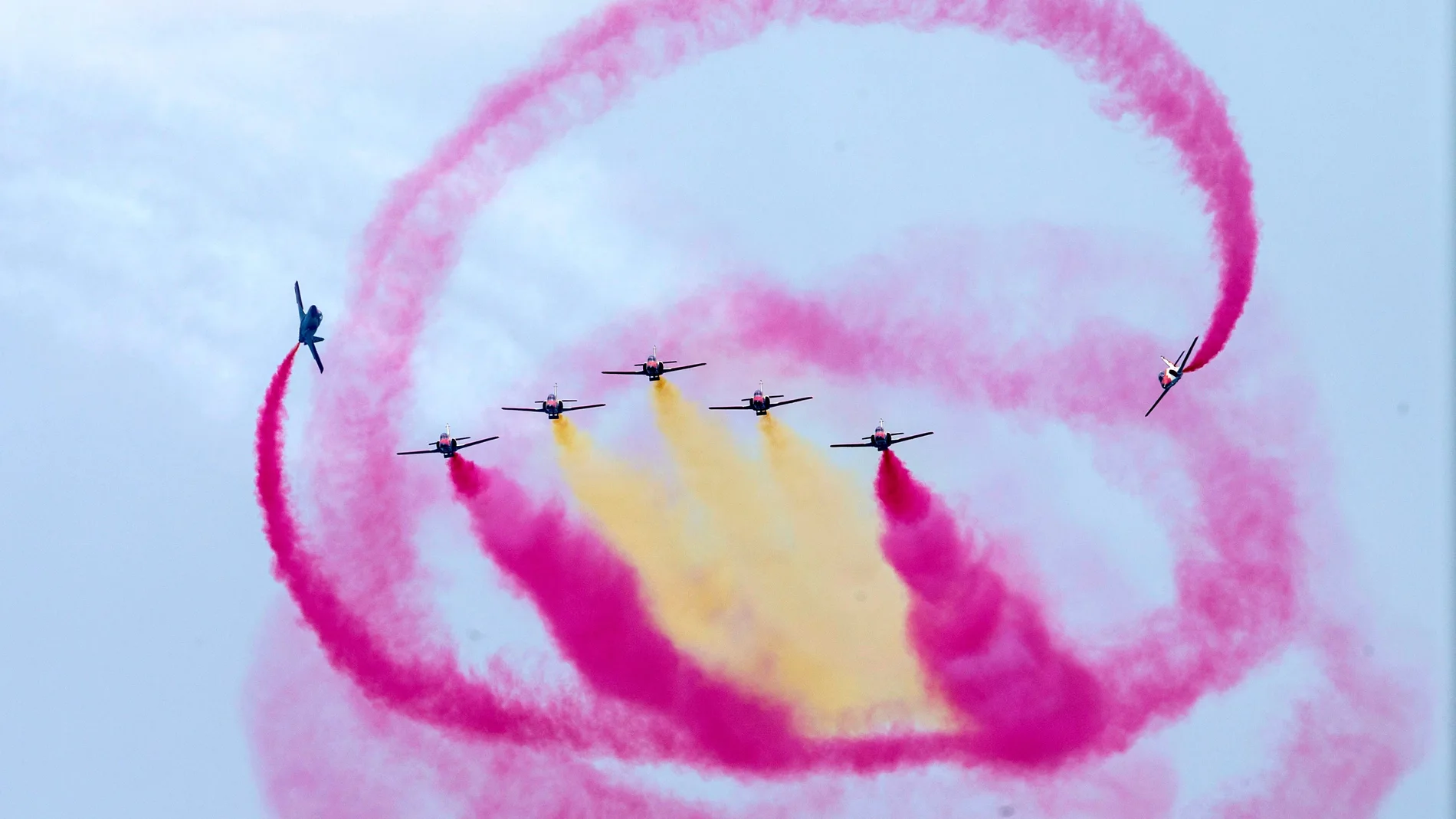 La patrulla acrobática del Ejercito del Aire, "La Patrulla Águila"