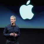 Tim Cook durante una Keynote