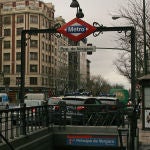 Metro Príncipe de Vergara, en Madrid
