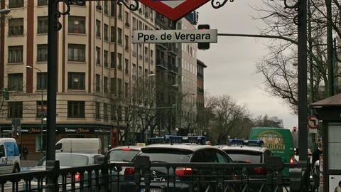 Metro Príncipe de Vergara, en Madrid