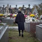 Cementerio de Muiños en el día de Todos los Santos