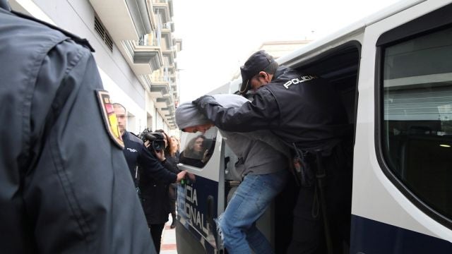 Imagen de uno de los cuatro detenidos por la muerte de un Guardia Civil en Don Benito