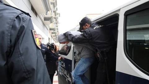 Imagen de uno de los cuatro detenidos por la muerte de un Guardia Civil en Don Benito