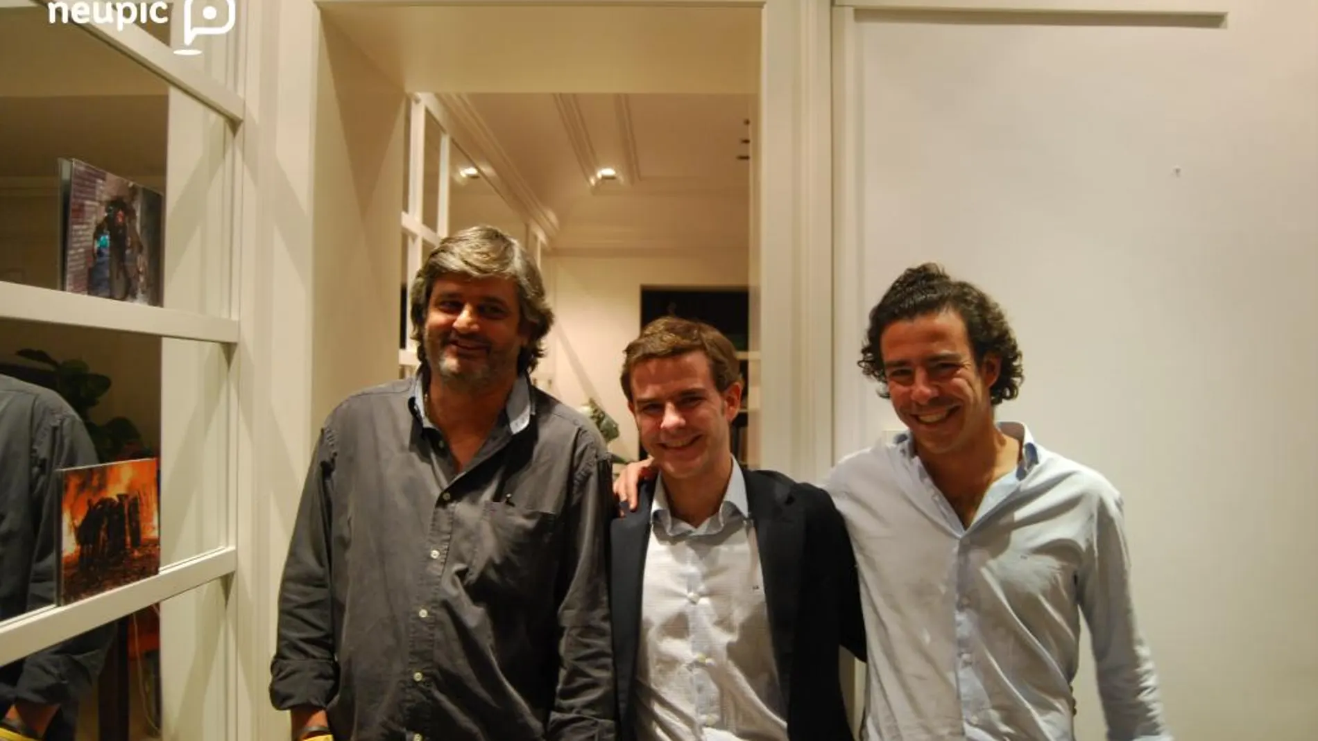 Juan Pablo Simón, Luis Barrero, Fernando Barrero, socios fundadores de inpark