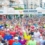 Imagen de la media maratón que se celebró el pasado domingo en Valencia, en la que estaban inscritas más de 12.000 personas