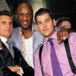 De izq. a dcha., Scott Disick, Lamar Odom y Rob Kardashian, en una imagen de 2011.