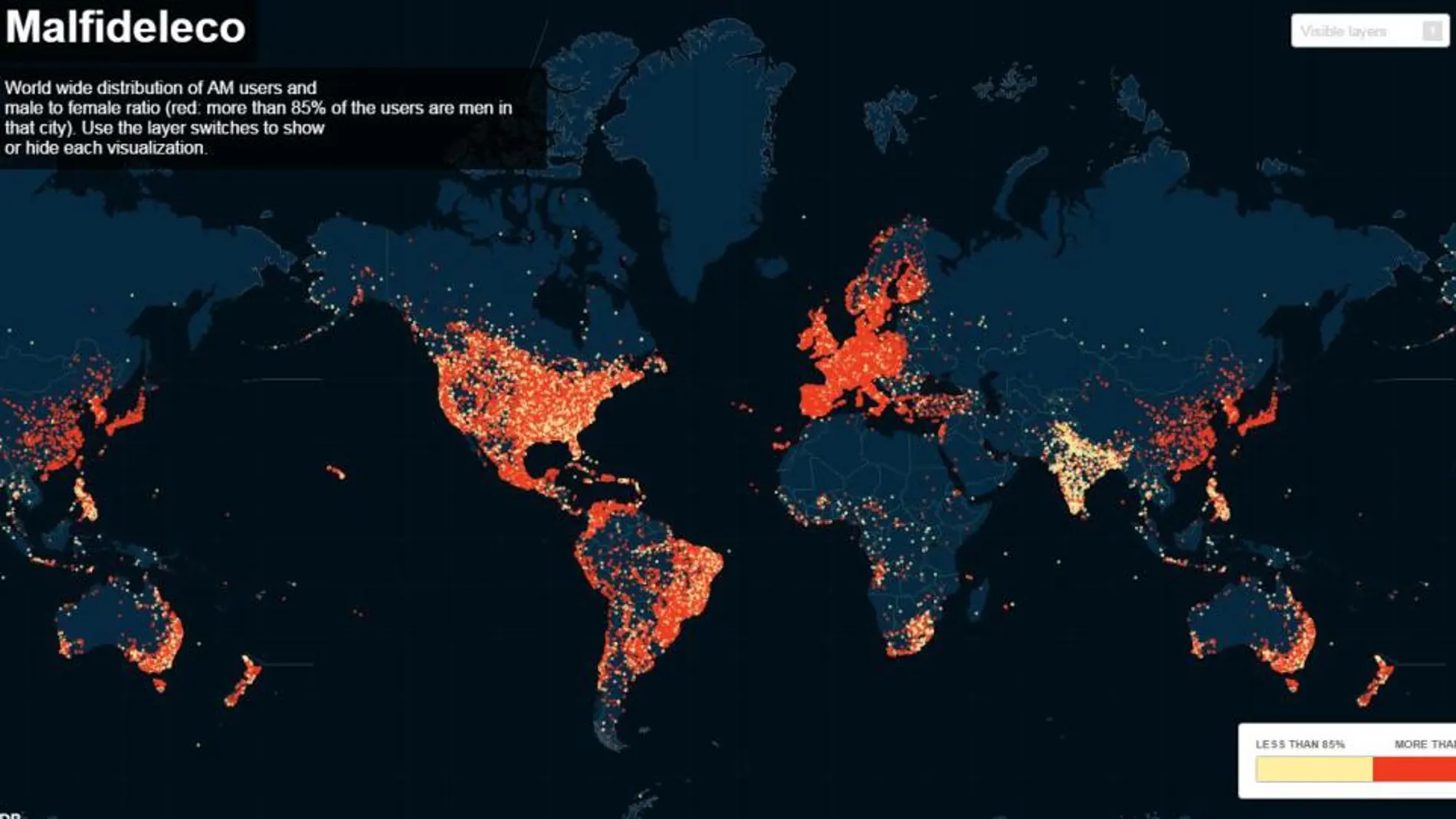 El mapa de los infieles