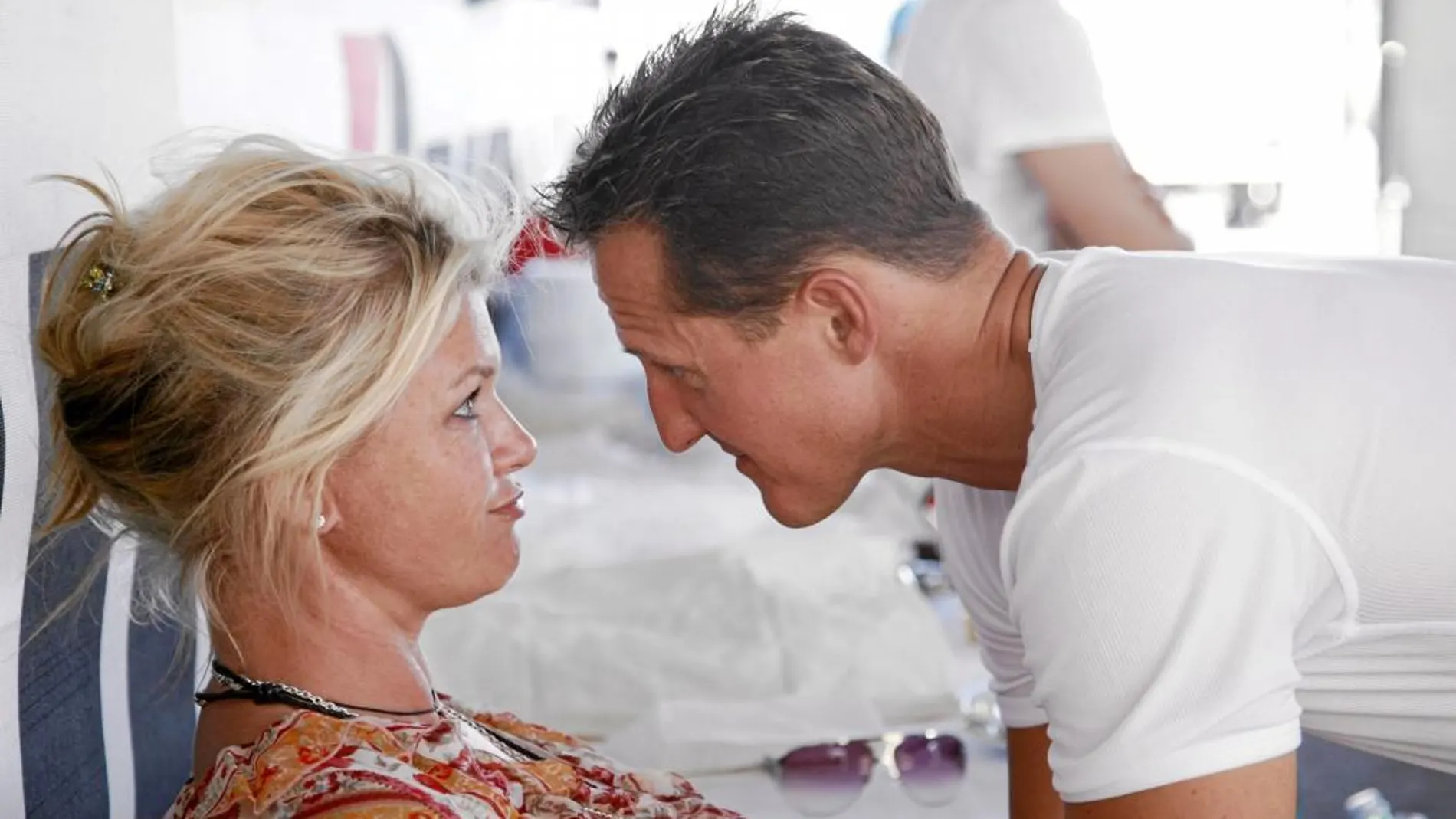 Michael Schumacher y Corinna, en una imagen de archivo.