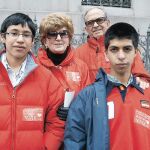 La familia Ibáñez Casamayor, con dos de sus nietos