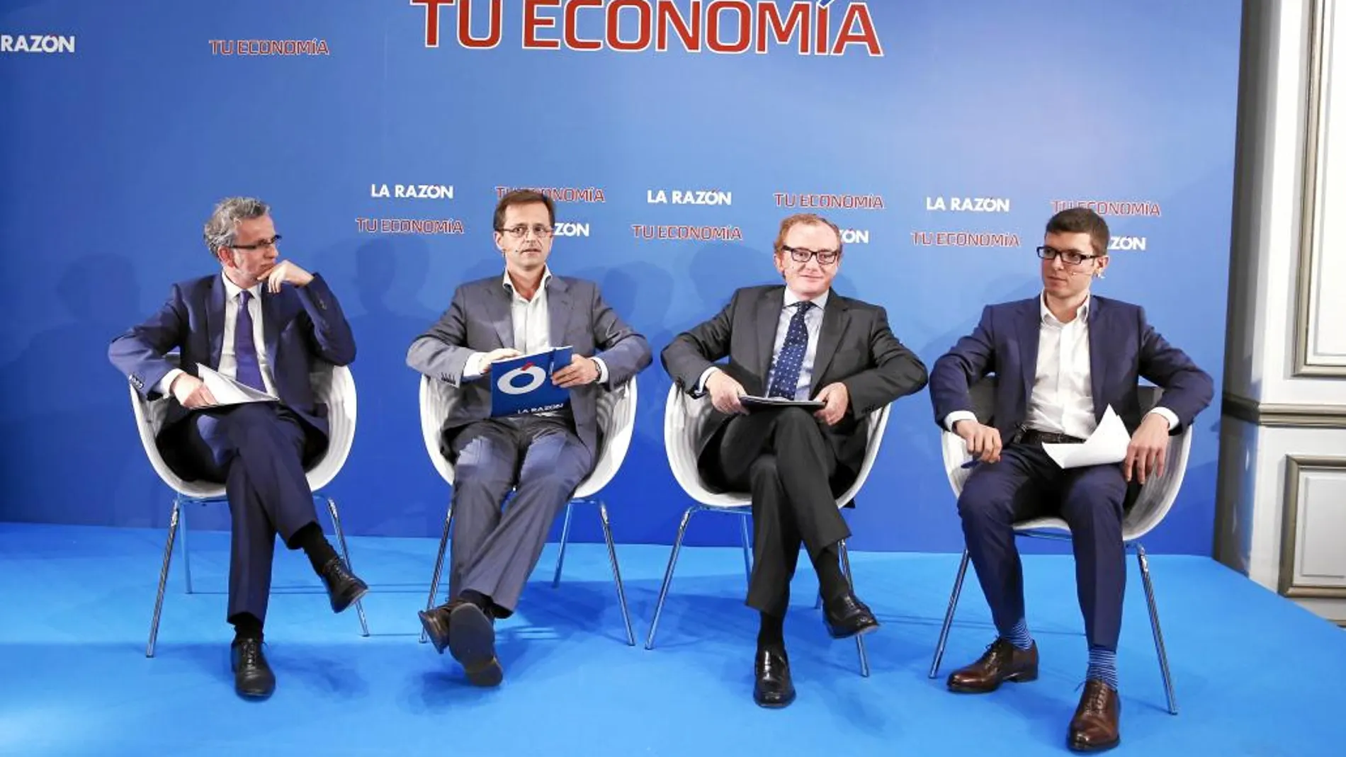 De izquierda a derecha: J. M Valdés, A. Cabrales, J. Delgado y O. Medina