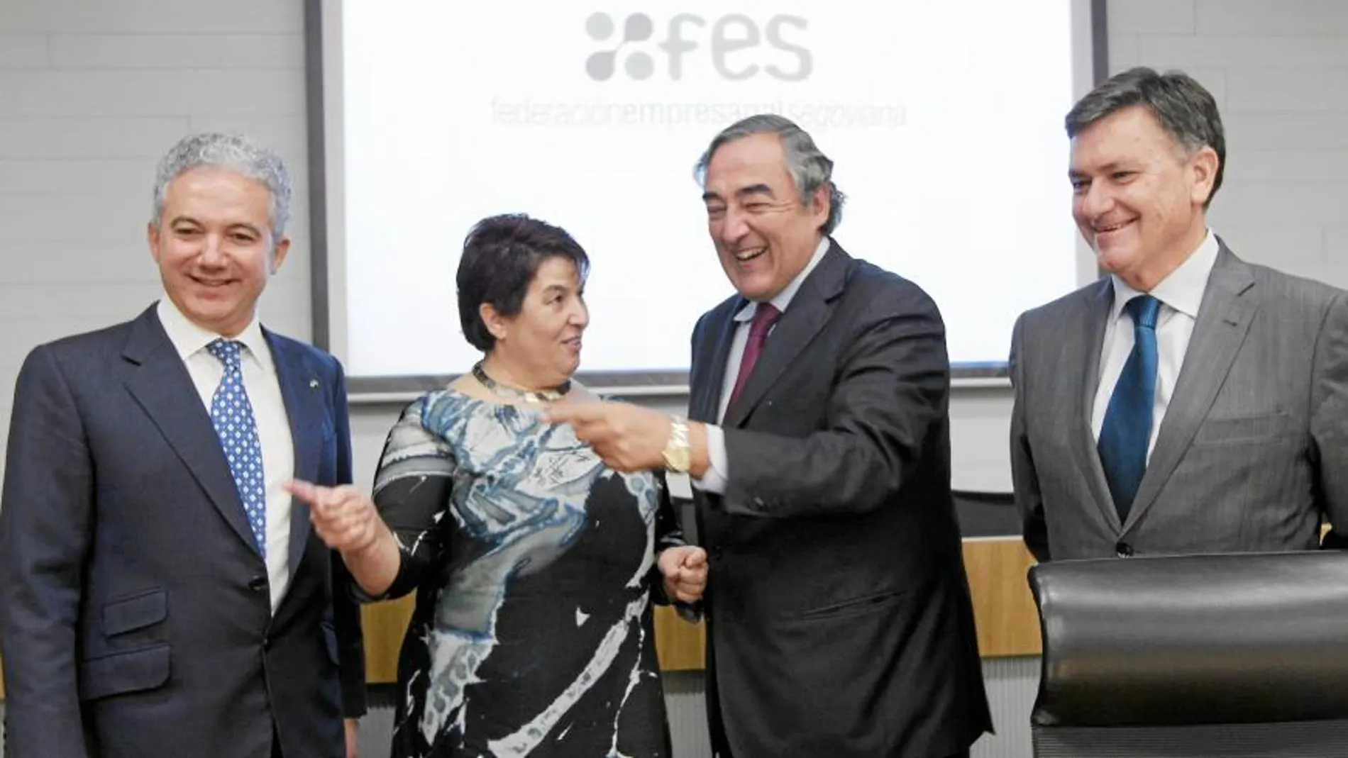 Jornada empresarial en Madrid para presentar el potencial de Segovia que contó con la participación de Pedro Palomo, Clara Luquero, Joan Rosell y Francisco Vázquez