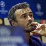 El técnico del Barcelona, Luis Enrique Martínez