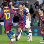 Nolito celebra uno de los goles que el Barcelona marcó al Ceuta en la Copa del Rey