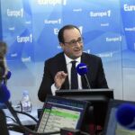 Francois Hollande, durante una intervención en la radio
