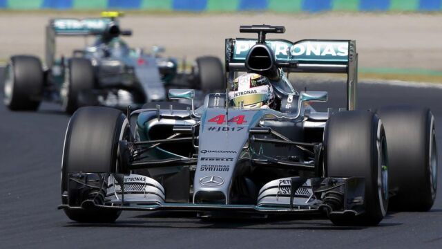 El Mercedes de Lewis Hamilton, en los primeros libres de Hungría
