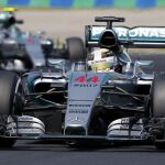 El Mercedes de Lewis Hamilton, en los primeros libres de Hungría