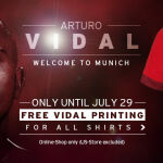 El Bayern ya vende camisetas de Arturo Vidal