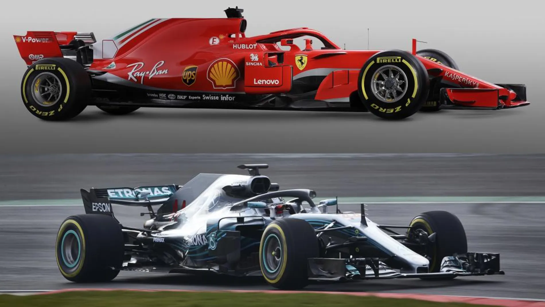 El 26 de febrero ambos coches estarán rodando en el circuito de Cataluña