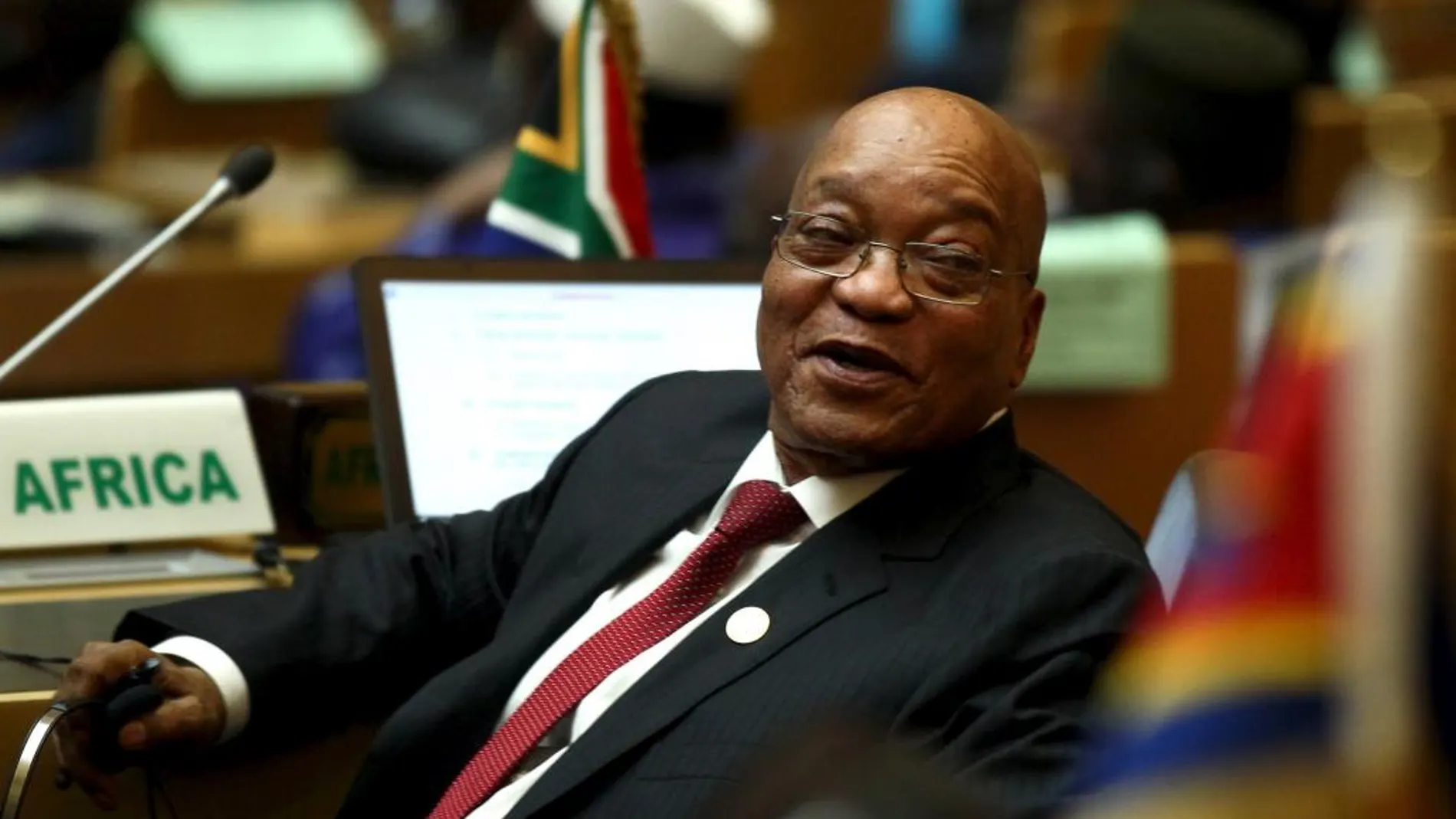 El presidente sudafricano Jacob Zuma