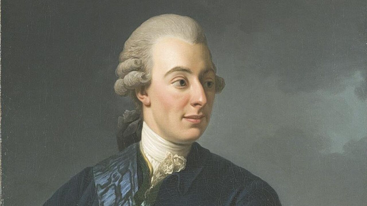 El conde de Gothland, conde de Haga o el rey Gustavo III de Suecia