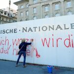 Los suizos se pusieron del lado de su banco central. El eslogan reza: «Querido BNS, recuerda por qué te fundamos»