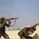 Soldados sirios repelen un ataque en Achan, Hama