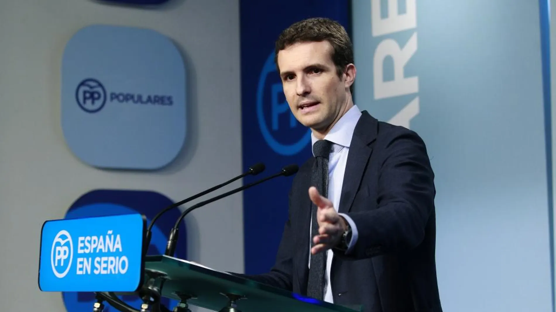 El vicesecretario de Comunicación del PP, Pablo Casado