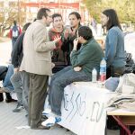 Varios alumnos de la Universidad de Alicante se encerraron en el Rectorado del centro