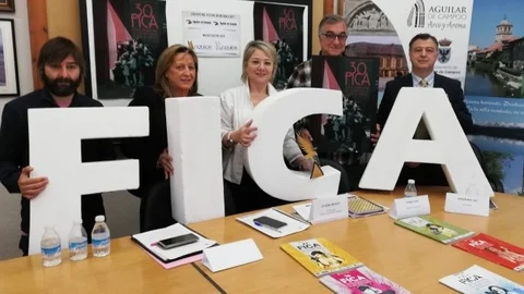 La alcaldesa de Aguilar de Campoo, María José Ortega, presenta el Festival