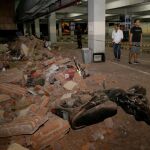 El terremoto ha provocado numerosos daños materiales