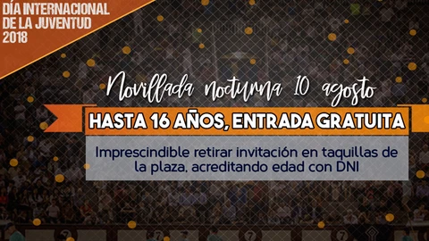 Los jóvenes de hasta 16 años, gratis este viernes en Las Ventas