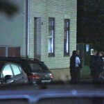 La Policía en la casa donde encontraron al menor