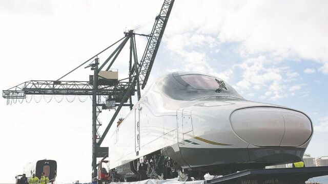 Talgo ya ha enviado el primer tren de la línea a Arabia Saudí