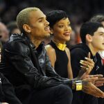 Chris Brown y Rihanna, en 2012.