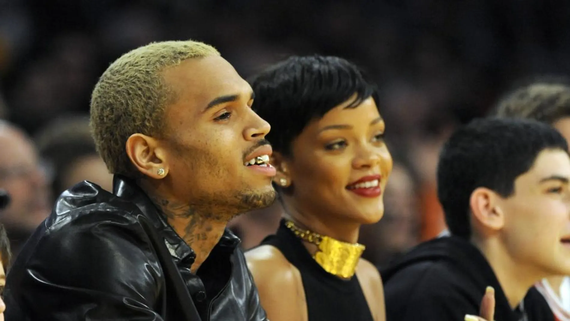 Chris Brown y Rihanna, en 2012.
