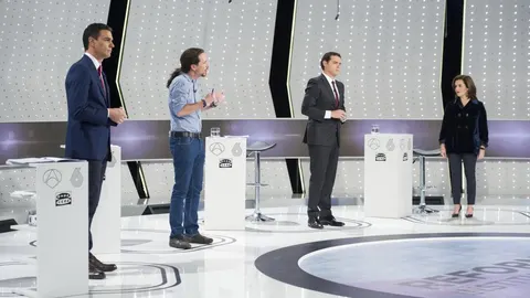 Imagen del debate electoral a cuatro celebrado de cara al 20-D.
