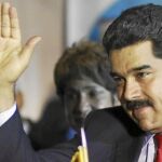 El presidente venezolano, Nicolás Maduro, ayer