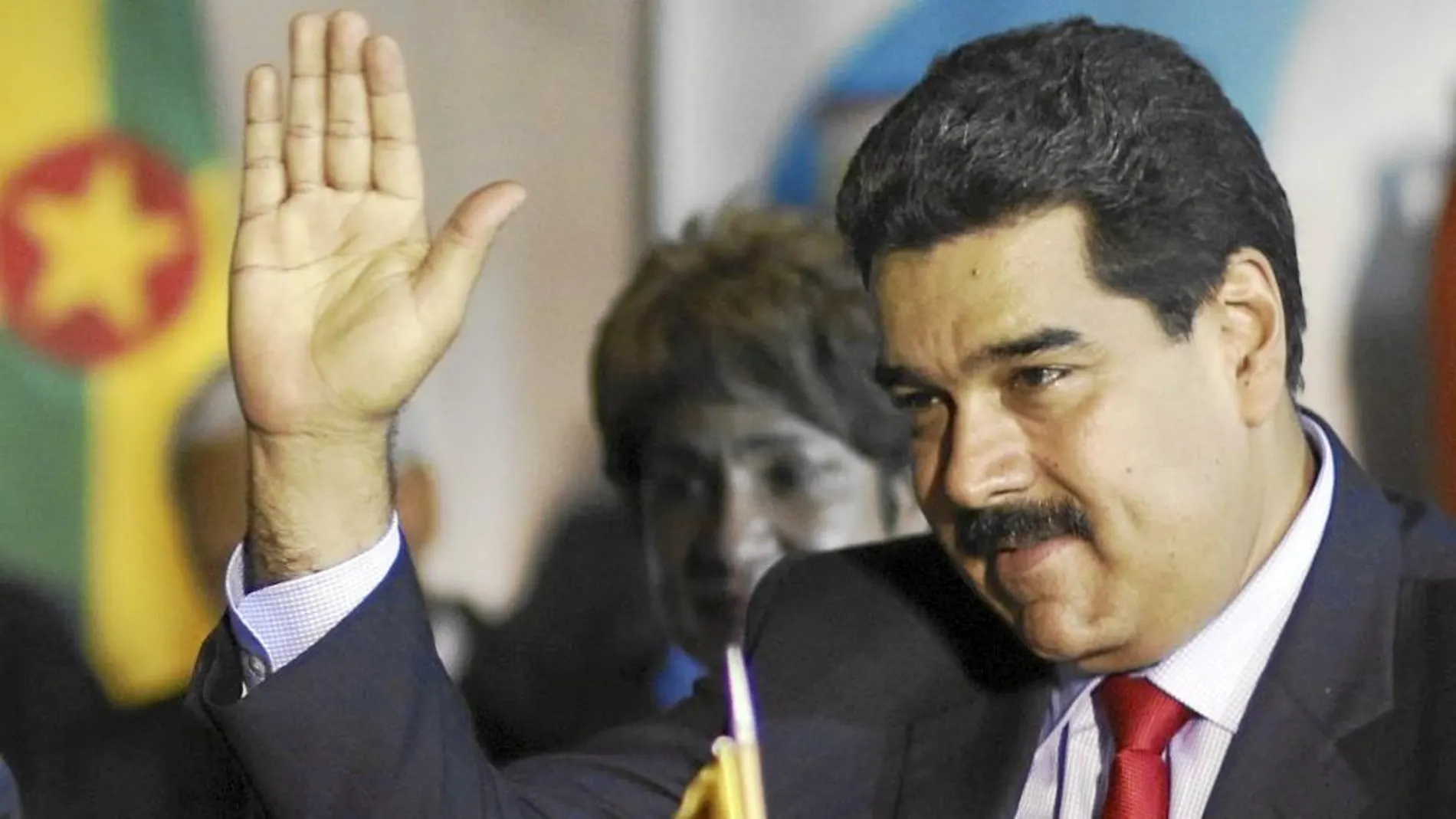 El presidente venezolano, Nicolás Maduro, ayer