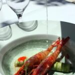 La gamba de Pollença es uno de los platos estrellas del restaurante del Barceló Formentor, en Mallorca