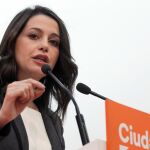 La líder de Ciudadanos en Cataluña, Inés Arrimadas
